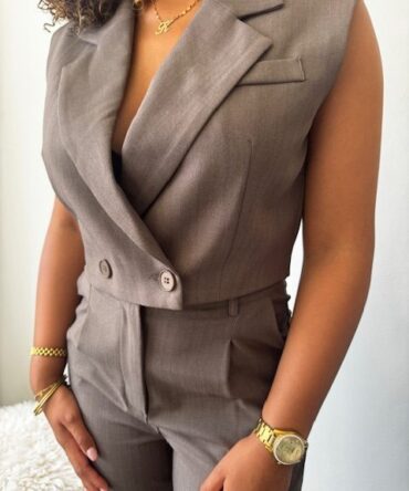 Brown elegance ensemble