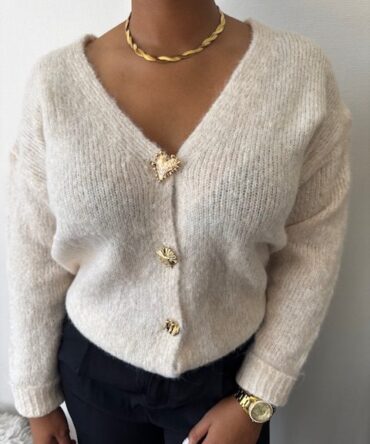Beige charm knit