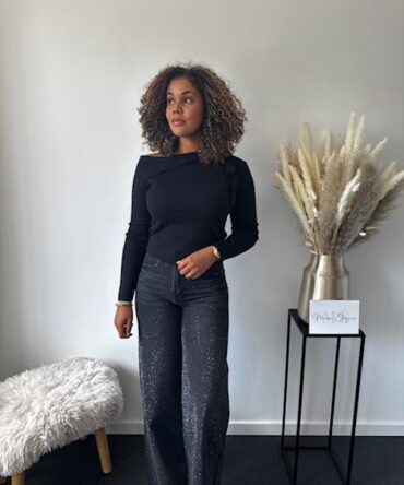 Black bow longsleeve