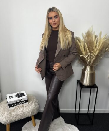 Pied de poule blazer