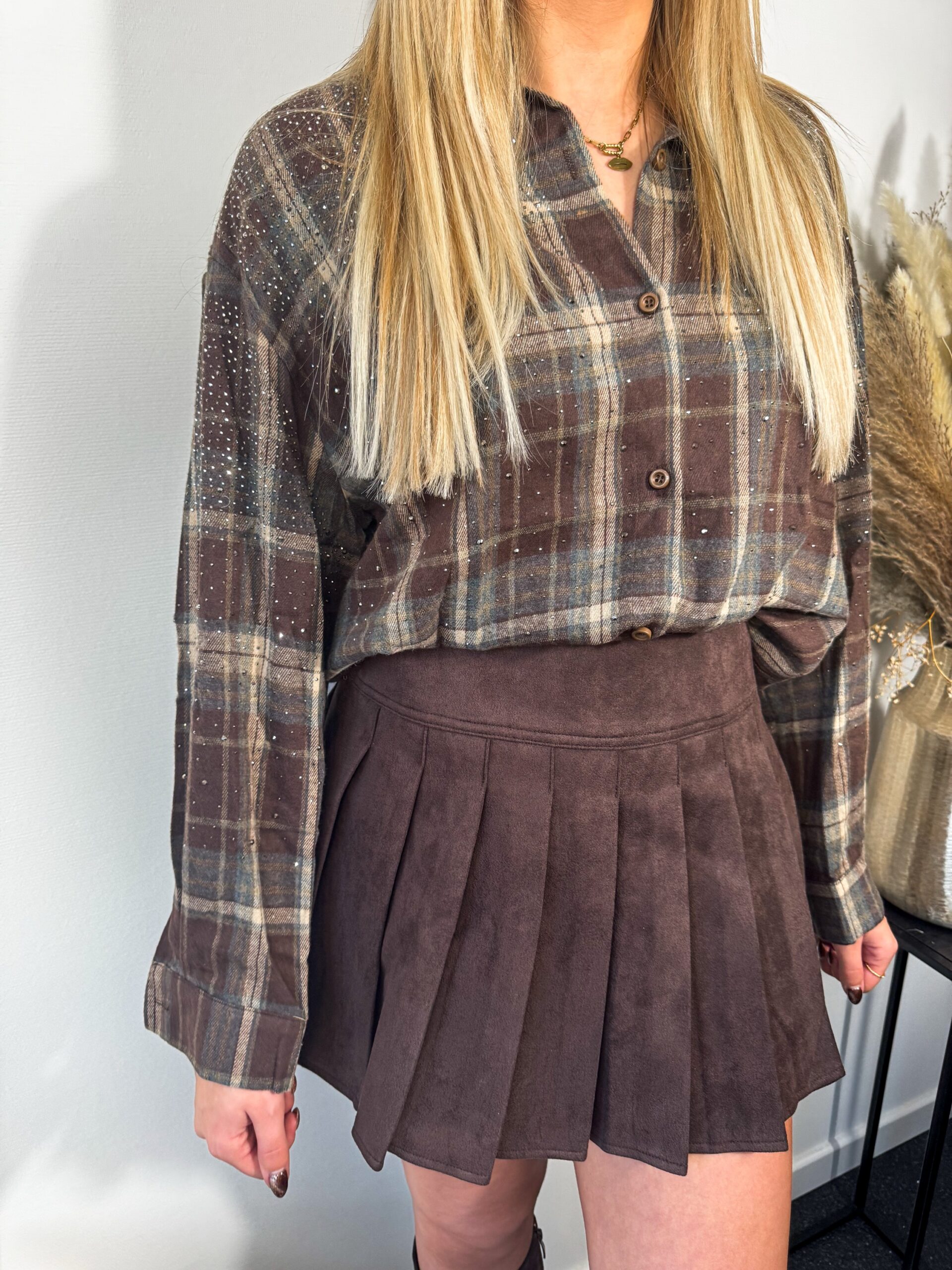 Brown Diamond button-up shirt - Afbeelding 3