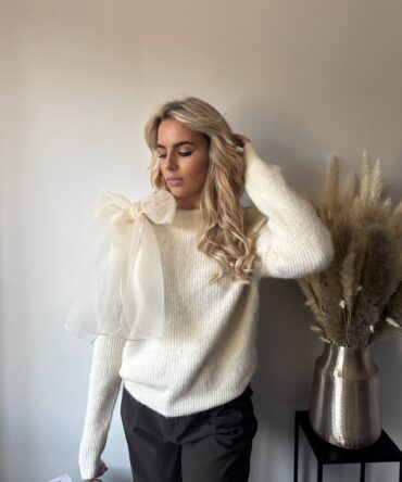 Soft Knit Bow Sweater
